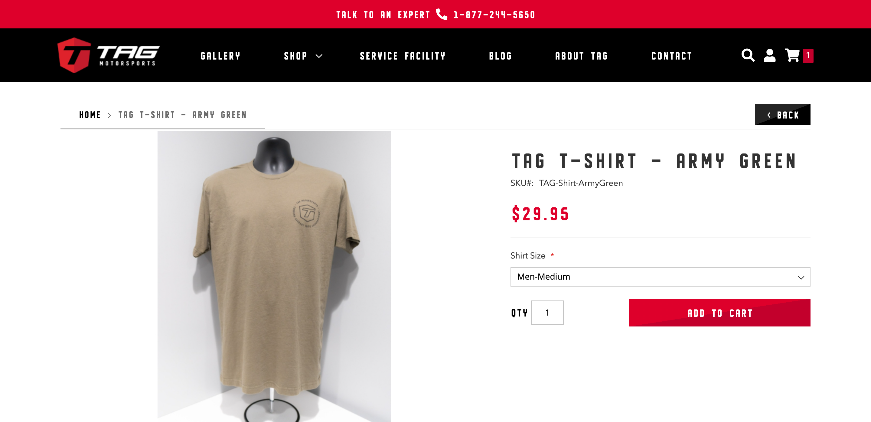 TAG Motorsports Ordering & Delivery